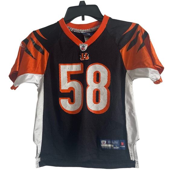 Rey Maualuga Rebook NFL Boys Football Jersey- Size L (7) - Picture 1 of 9